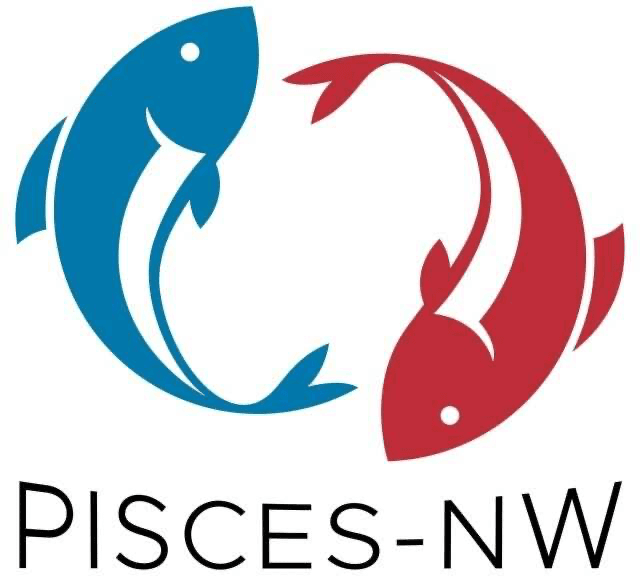 PISCES-NW logo featuring two stylized fish.